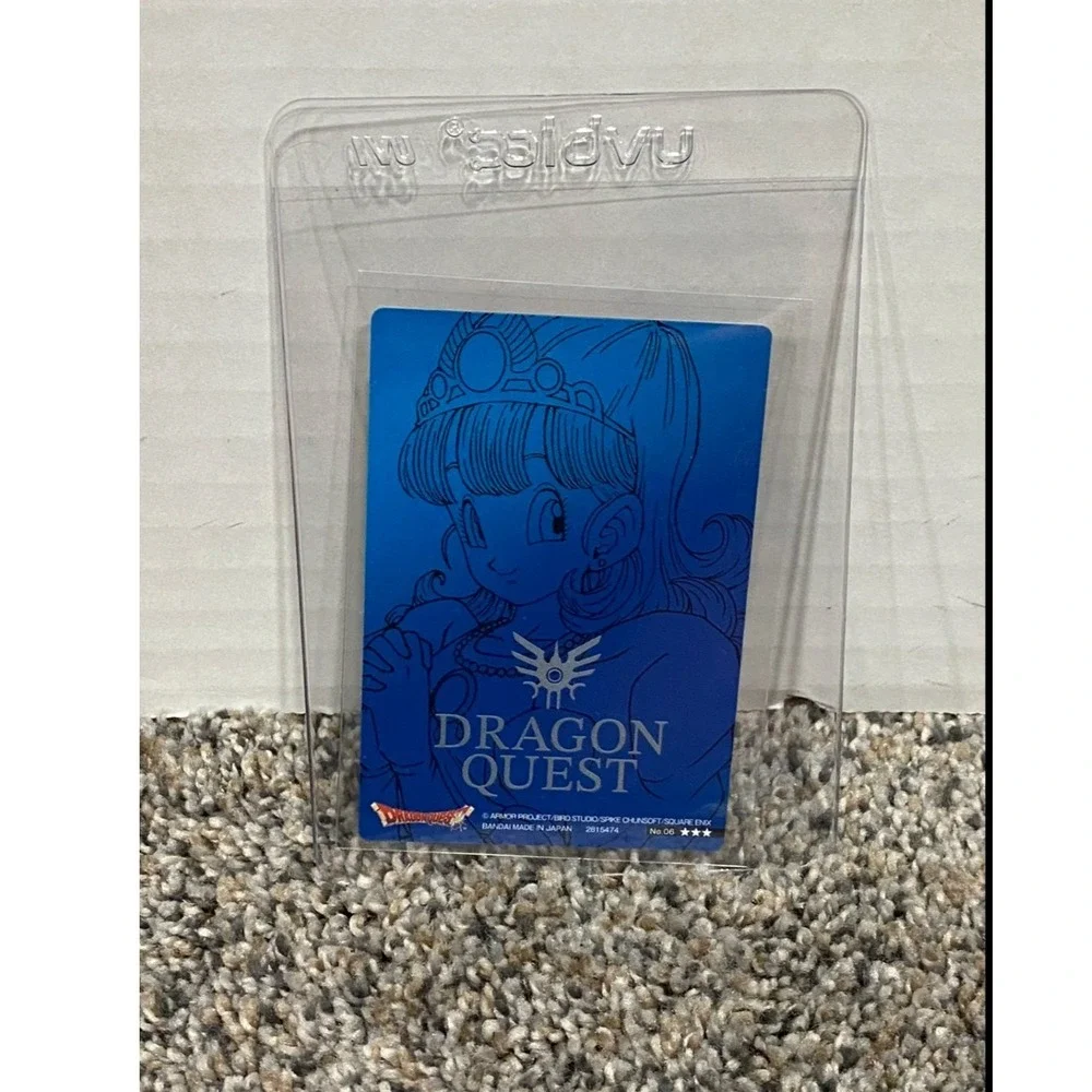 Japanese Trading Card Wafer Dragon Quest I Princess Gwaelin Prism Bandai Purple